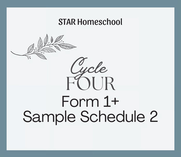 Cycle 4 Form 1+ Sample Schedule 2