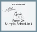 Cycle 4 Form 2+ Sample Schedule 1