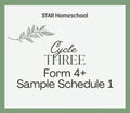 Cycle 3 Form 4+ Sample Schedule 1